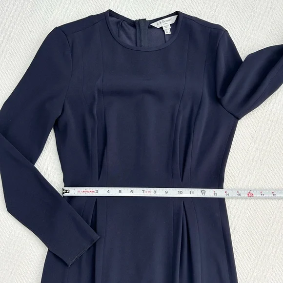 LK Bennett London Jessica Dress Sloane Blue (Navy) Size 2 - Picture 14 of 16